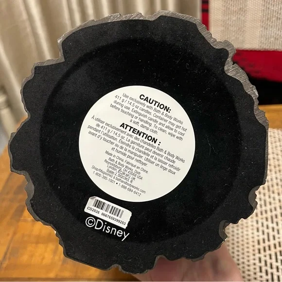 New Bath and Body Works Disney Maleficent Castle Candle Holder Villains Retired - Picture 7 of 9